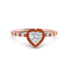 Load image into Gallery viewer, heart-shaped-orange-sapphire-halo-petite-engagement-ring-in-rose-gold-FD8523HTRGSAORANGLE3-NL-RG