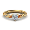 Load image into Gallery viewer, heart-shaped-orange-sapphire-twisted-vine-engagement-ring-in-yellow-gold-FD9127HTRGSAOR-NL-YG