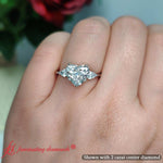 Load image into Gallery viewer, heart-shaped-pear-3-stone-cathedral-engagement-ring-in-14k-white-gold-fdenr9210-12