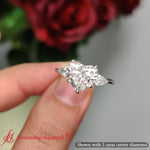 Load image into Gallery viewer, heart-shaped-pear-3-stone-cathedral-engagement-ring-in-14k-white-gold-fdenr9210-13