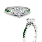 Load image into Gallery viewer, heart-shaped-petite-pave-emerald-fancy-engagement-ring-for-women-in-white-gold-fdenr8061htgemgrangle3-nl-wg