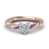 Load image into Gallery viewer, heart-shaped-purple-topaz-twisted-vine-engagement-ring-in-rose-gold-FD9127HTRGVITO-NL-RG