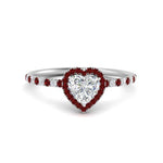 Load image into Gallery viewer, heart-shaped-ruby-halo-petite-engagement-ring-in-white-gold-FD8523HTRGRUDRANGLE3-NL-WG