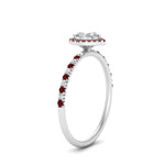 Load image into Gallery viewer, heart-shaped-ruby-halo-petite-engagement-ring-in-white-gold-FD8523HTRGRUDRANGLE3-NL-WG