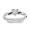 Load image into Gallery viewer, heart-shaped-ruby-twisted-vine-engagement-ring-in-white-gold-FD9127HTRGRUDRANGLE5-NL-WG