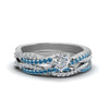 Load image into Gallery viewer, heart-shaped-simple-diamond-twisted-vine-bridal-ring-sets-with-ice-blue-topaz-in-950-Platinum-FD8233HTGICBLTO-NL-WG