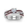 Load image into Gallery viewer, heart-shaped-simple-diamond-twisted-vine-bridal-ring-sets-with-ruby-in-950-Platinum-FD8233HTGRUDR-NL-WG