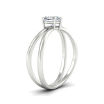 Load image into Gallery viewer, heart-shaped-split-shank-ring-for-women-in-white-gold-fdenr1008htangle2-nl-wg