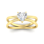 Load image into Gallery viewer, heart-shaped-split-shank-single-stone-ring-in-yellow-gold-fdenr1008htangle5-nl-yg