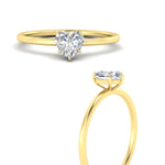 Load image into Gallery viewer, heart-shaped-thin-classic-solitaire-engagement-ring-in-yellow-gold-fdens9358htrangle3-nl-yg