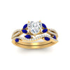 Load image into Gallery viewer, heart-shaped-twisted-vine-luxury-sapphire-bridal-ring-set-in-yellow-gold-FDENR3211HTGSABLANGLE3-NL-YG