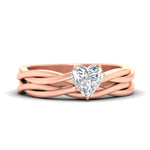 Load image into Gallery viewer, heart-shaped-vine-inspired-solitaire-bridal-ring-set-in-rose-gold-fdens8252htsleep-nl-rg.jpg?v=1767084994