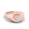 Load image into Gallery viewer, Heart Signet Diamond Ring