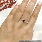 Load image into Gallery viewer, Petite Vine Heart Gemstone Ring