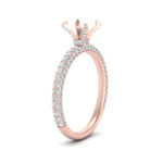 Load image into Gallery viewer, hidden-halo-micropave-diamond-engagement-ring-in-rose-gold-FD-9972SMRANGLE2-NL-RG?v=1757925930