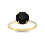 Load image into Gallery viewer, hidden-halo-round-black-diamond-engagement-ring-with-diamond-in-yellow-gold-FD11370RORGBLACK-NL-YG.jpg