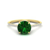 Load image into Gallery viewer, hidden-halo-round-emerald-engagement-ring-with-diamond-in-yellow-gold-FD11370RORGEMGR-NL-YG.jpg