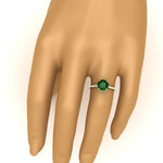 Load image into Gallery viewer, hidden-halo-round-emerald-engagement-ring-with-diamond-in-yellow-gold-FD11370RORGEMGR-NL-YG.jpg