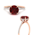 Load image into Gallery viewer, hidden-halo-round-ruby-engagement-ring-with-diamond-in-rose-gold-FD11370RORGRUDR-NL-RG.jpg