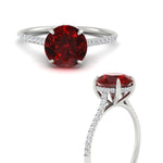 Load image into Gallery viewer, hidden-halo-round-ruby-engagement-ring-with-diamond-in-white-gold-FD11370RORGRUDR-NL-WG.jpg