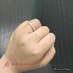 Load image into Gallery viewer, Horizontal Emerald Cut Classic Band