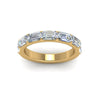 Load image into Gallery viewer, Horizontal Emerald Cut Classic Band