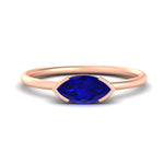 Load image into Gallery viewer, horizontal-marquise-sapphire-engagement-ring-in-rose-gold-fdenr11664mqgsablsleep-nl-rg