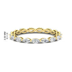 Load image into Gallery viewer, horizontal-set-3-carat-marquise-diamond-wedding-ring-in-yellow-gold-FDEWB8868MQ-3.00CT-NL-YG-HW