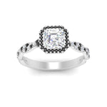 Load image into Gallery viewer, infinity-asscher-cut-halo-black-diamond-engagement-ring-in-white-gold-FD9126ASRGBLACKANGLE5-NL-WG?v=1757924728