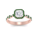 Load image into Gallery viewer, infinity-asscher-cut-halo-emerald-engagement-ring-in-rose-gold-FD9126ASRGEMGRANGLE5-NL-RG?v=1757924729