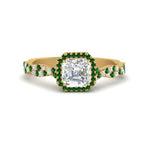 Load image into Gallery viewer, infinity-asscher-cut-halo-emerald-engagement-ring-in-yellow-gold-FD9126ASRGEMGR-NL-YG_bfec4bb3-b829-4c53-ac17-9a71a8195bf8?v=1757924881
