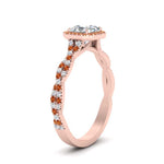 Load image into Gallery viewer, infinity-asscher-cut-halo-orange-sapphire-engagement-ring-in-rose-gold-FD9126ASRGSAORANGLE2-NL-RG?v=1757924728