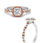 Load image into Gallery viewer, infinity-asscher-cut-halo-orange-sapphire-engagement-ring-in-white-gold-FD9126ASRGSAORANGLE3-NL-WG?v=1757924728