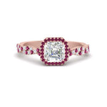 Load image into Gallery viewer, infinity-asscher-cut-halo-pink-sapphire-engagement-ring-in-rose-gold-FD9126ASRGSADRPI-NL-RG_9a85cd8c-6c94-4af6-b030-4c53f5c5956e?v=1757924881