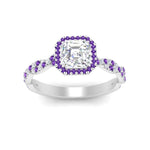 Load image into Gallery viewer, infinity-asscher-cut-halo-purple-toapz-engagement-ring-in-white-gold-FD9126ASRGVITOANGLE5-NL-WG?v=1757924728