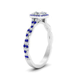 Load image into Gallery viewer, infinity-asscher-cut-halo-sapphire-engagement-ring-in-white-gold-FD9126ASRGSABLANGLE2-NL-WG?v=1757924728
