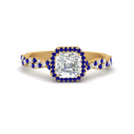 Load image into Gallery viewer, infinity-asscher-cut-halo-sapphire-engagement-ring-in-yellow-gold-FD9126ASRGSABL-NL-YG?v=1757924728