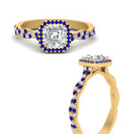 Load image into Gallery viewer, infinity-asscher-cut-halo-sapphire-engagement-ring-in-yellow-gold-FD9126ASRGSABLANGLE3-NL-YG?v=1757924728
