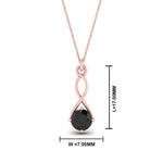 Load image into Gallery viewer, Infinity Solitaire Pendant