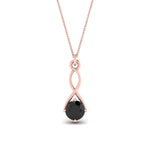 Load image into Gallery viewer, Infinity Solitaire Pendant