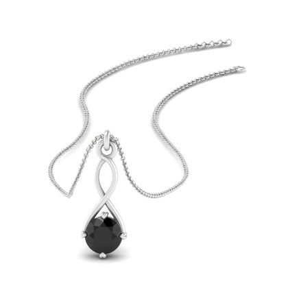 Infinity Solitaire Pendant