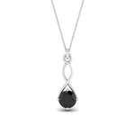Load image into Gallery viewer, Infinity Solitaire Pendant
