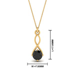Load image into Gallery viewer, Infinity Solitaire Pendant