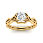 Load image into Gallery viewer, infinity-celtic-cushion-cut-solitaire-wedding-set-in-yellow-gold-FD9286CUANGLE5-NL-YG-B1?v=1755772237