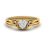 Load image into Gallery viewer, infinity-celtic-heart-shaped-solitaire-wedding-set-in-yellow-gold-FD9286HT-NL-YG-B1?v=1755772247