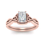 Load image into Gallery viewer, infinity-celtic-radiant-cut-solitaire-wedding-set-in-rose-gold-FD9286RAANGLE5-NL-RG-B1?v=1755772271