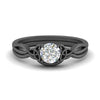 Load image into Gallery viewer, infinity-celtic-round-cut-solitaire-wedding-set-in-black-gold-FD9286RO-NL-BG-B1?v=1755772275