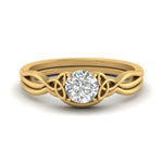 Load image into Gallery viewer, infinity-celtic-round-cut-solitaire-wedding-set-in-yellow-gold-FD9286RO-NL-YG-B1?v=1755772275