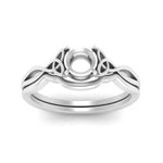 Load image into Gallery viewer, infinity-celtic-semi-mount-solitaire-wedding-set-in-white-gold-FD9286SMANGLE5-NL-WG-B1?v=1755772370
