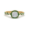 Load image into Gallery viewer, infinity-cushion-halo-diamond-engagement-ring-with-emerald-in-yellow-gold-FD9126CURGEMGR-NL-YG_d0e67399-e103-43ff-a20c-af95f130db22?v=1757924892